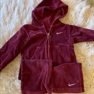 Toddler Nike Velour Track Suit